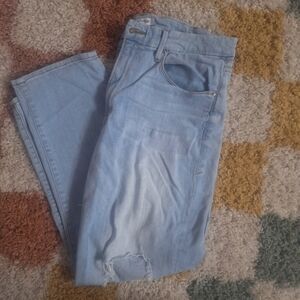 Good American Distressed Boyfriend Jean